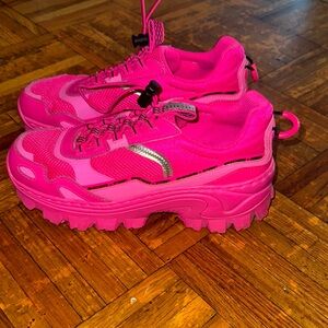 Awesome Vibrant Pink Sneakers